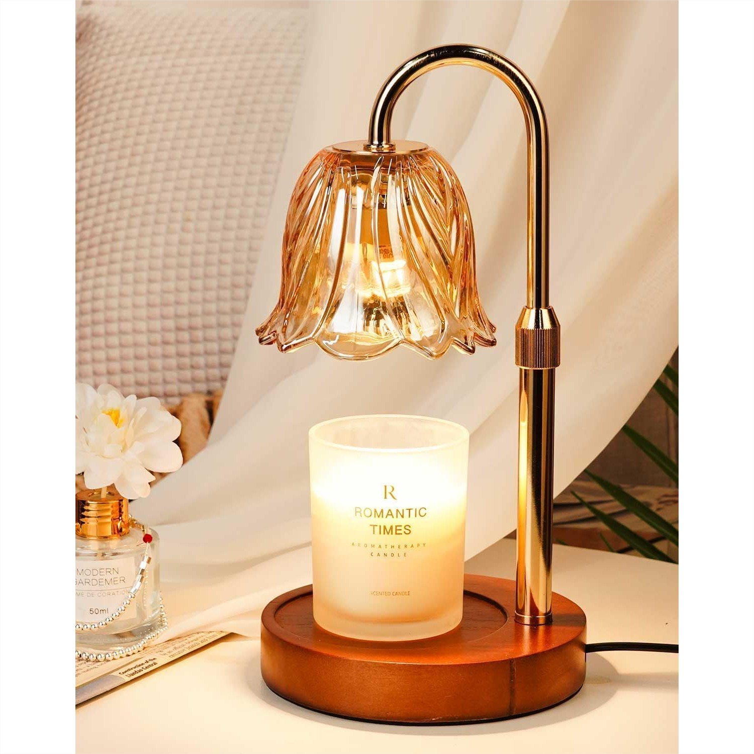 Candle Warmer Lamp Gold With T - Home Decor Free Images reseña y precio