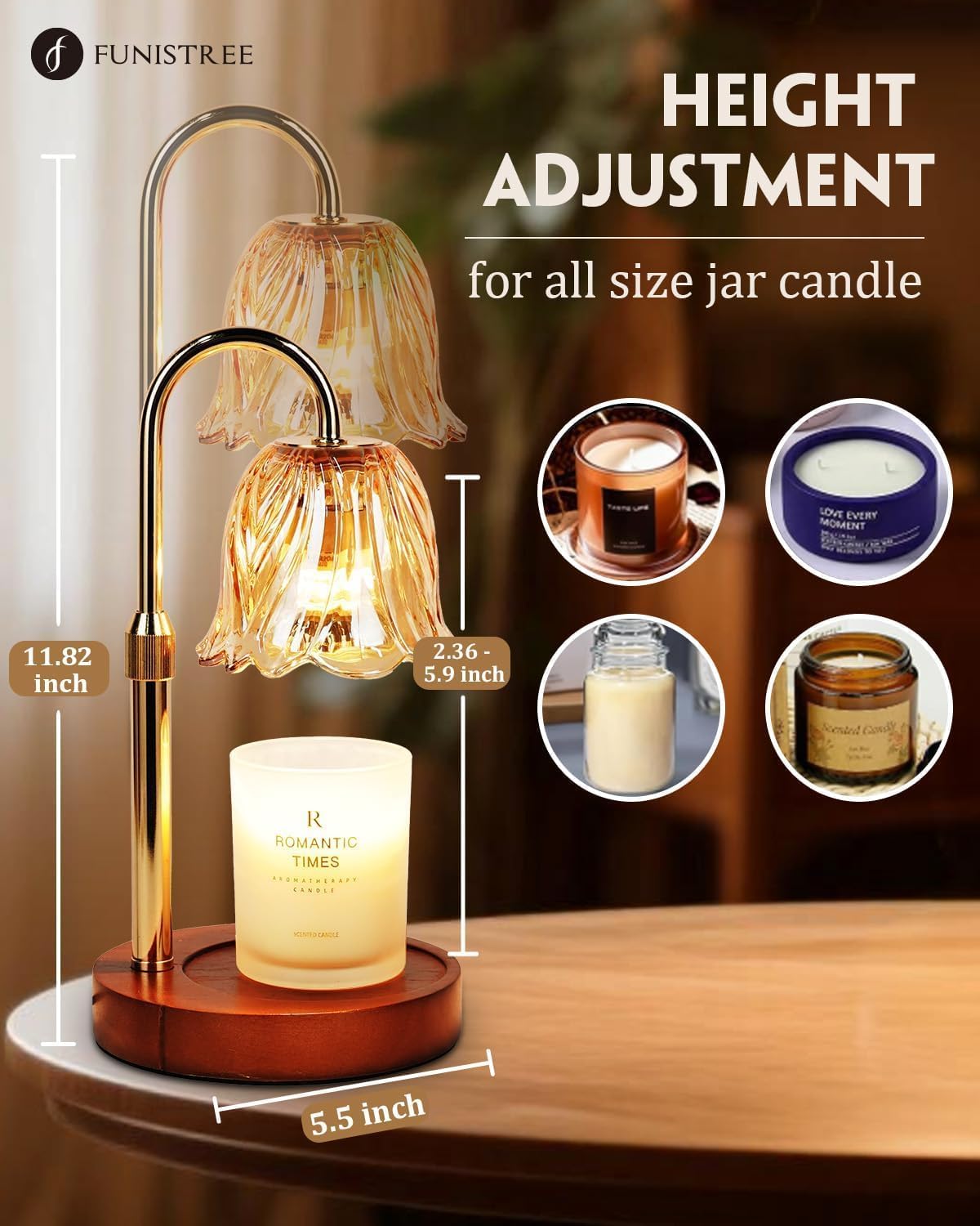 Candle Warmer Lamp Gold With T - Home Decor Free Images reseña y precio