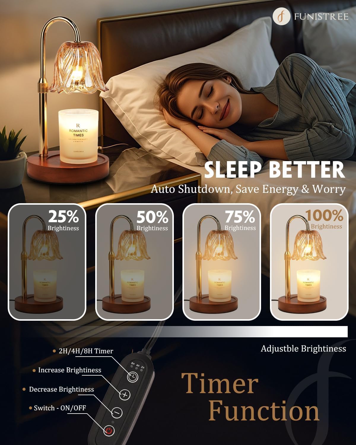 Candle Warmer Lamp Gold With T - Home Decor Free Images reseña y precio