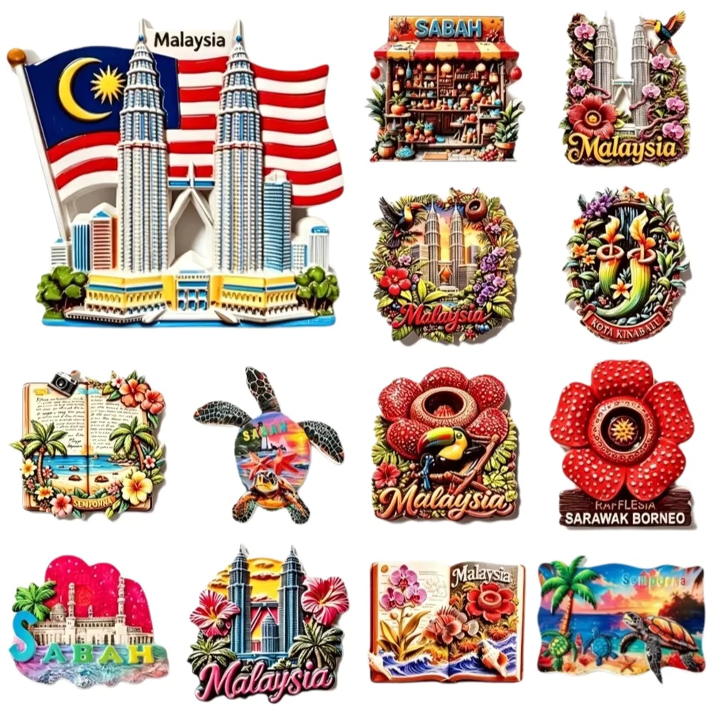 Malaysia Tourist Souvenir 3D R - Home Decor Malaysia reseña y precio