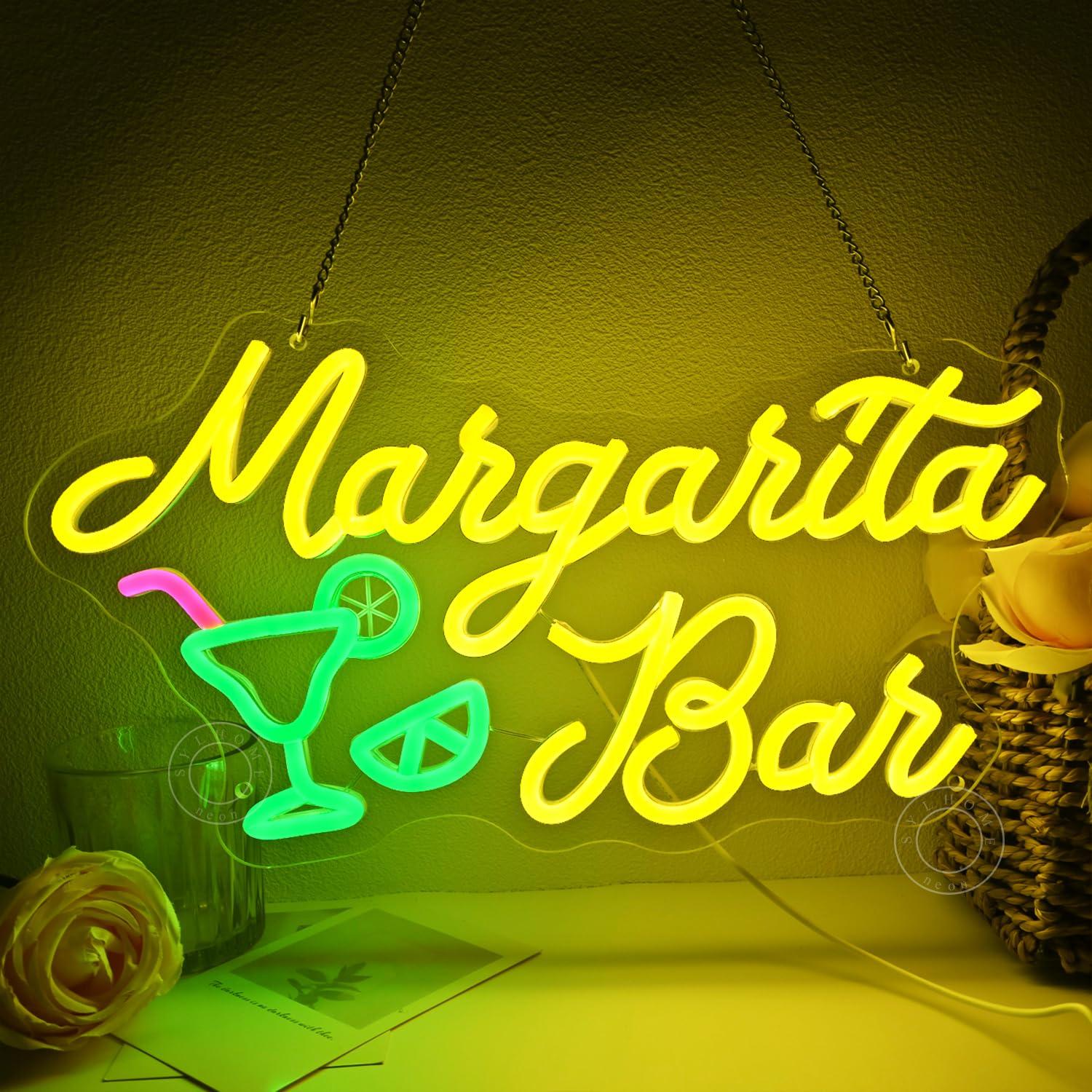 Margarita Bar Neon Sign Dimmab - Home Decor Lighting reseña y precio