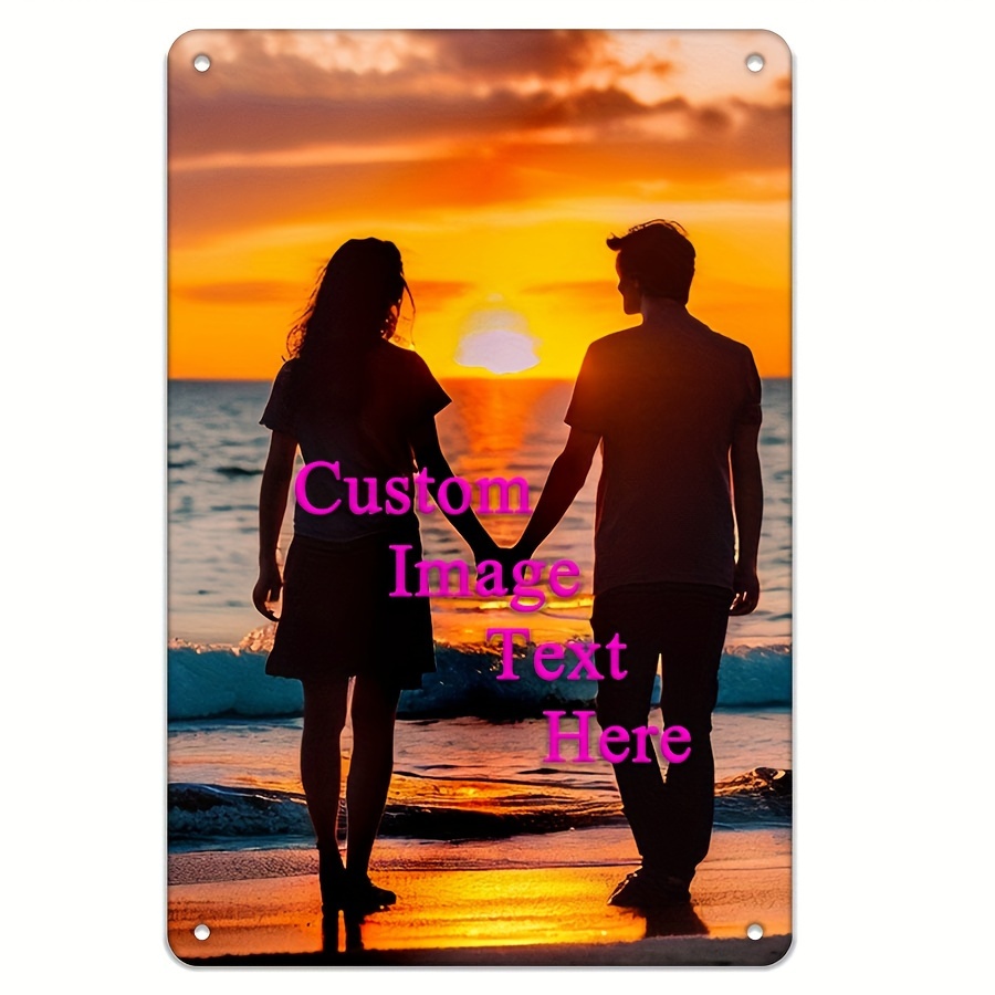 Custom Image/Text 2D Flat Prin - Home Decor Free Images reseña y precio