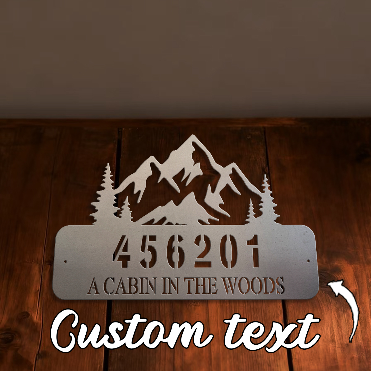 Custom mountain range Metal Wa - Home Decor Range reseña y precio