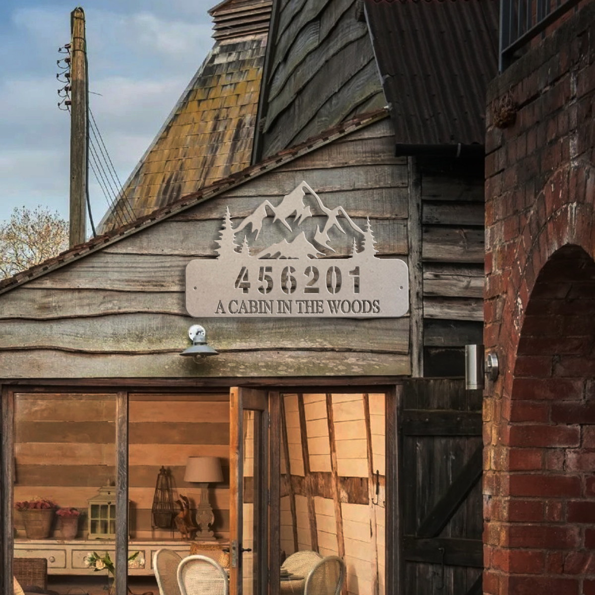 Custom mountain range Metal Wa - Home Decor Range reseña y precio
