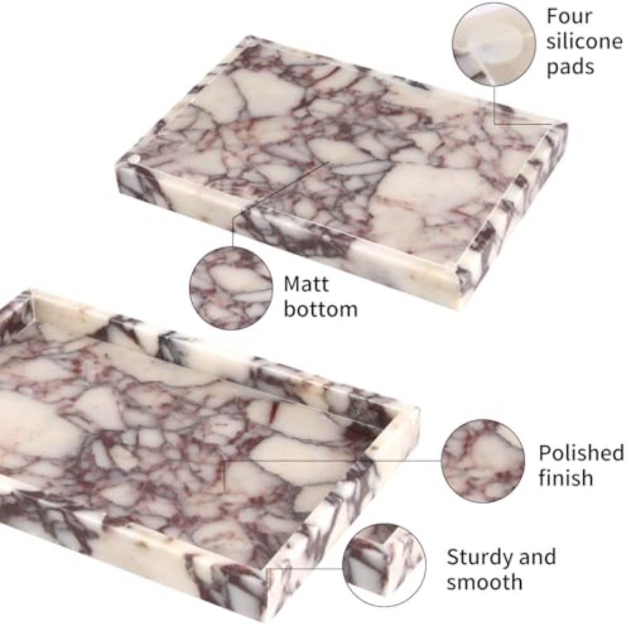 Marble Bathroom Vanity Tray, N - Home Decor You reseña y precio