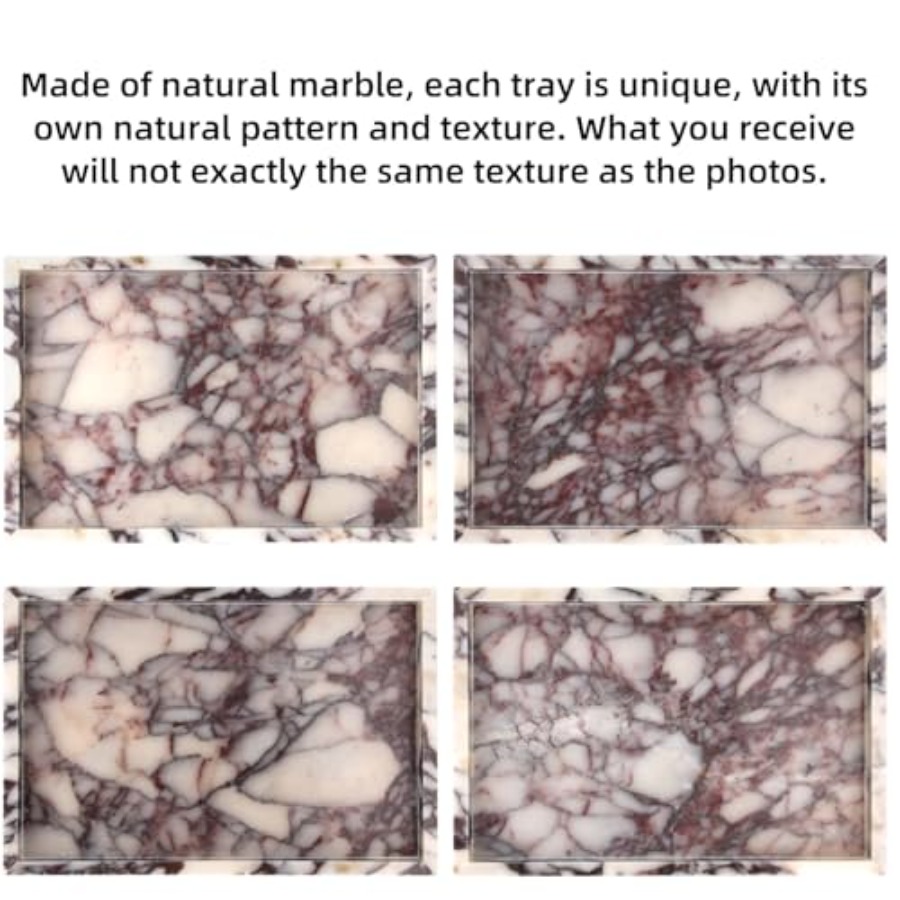 Marble Bathroom Vanity Tray, N - Home Decor You reseña y precio
