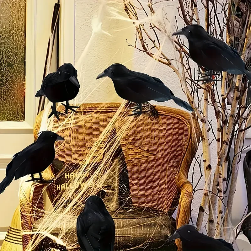 1PC Black Crow Halloween Decor - Home Decor You reseña y precio