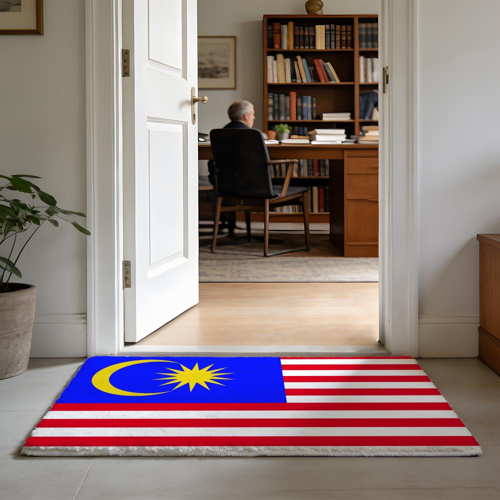 M-Malaysia Floor Mat Flannel M - Home Decor Malaysia reseña y precio