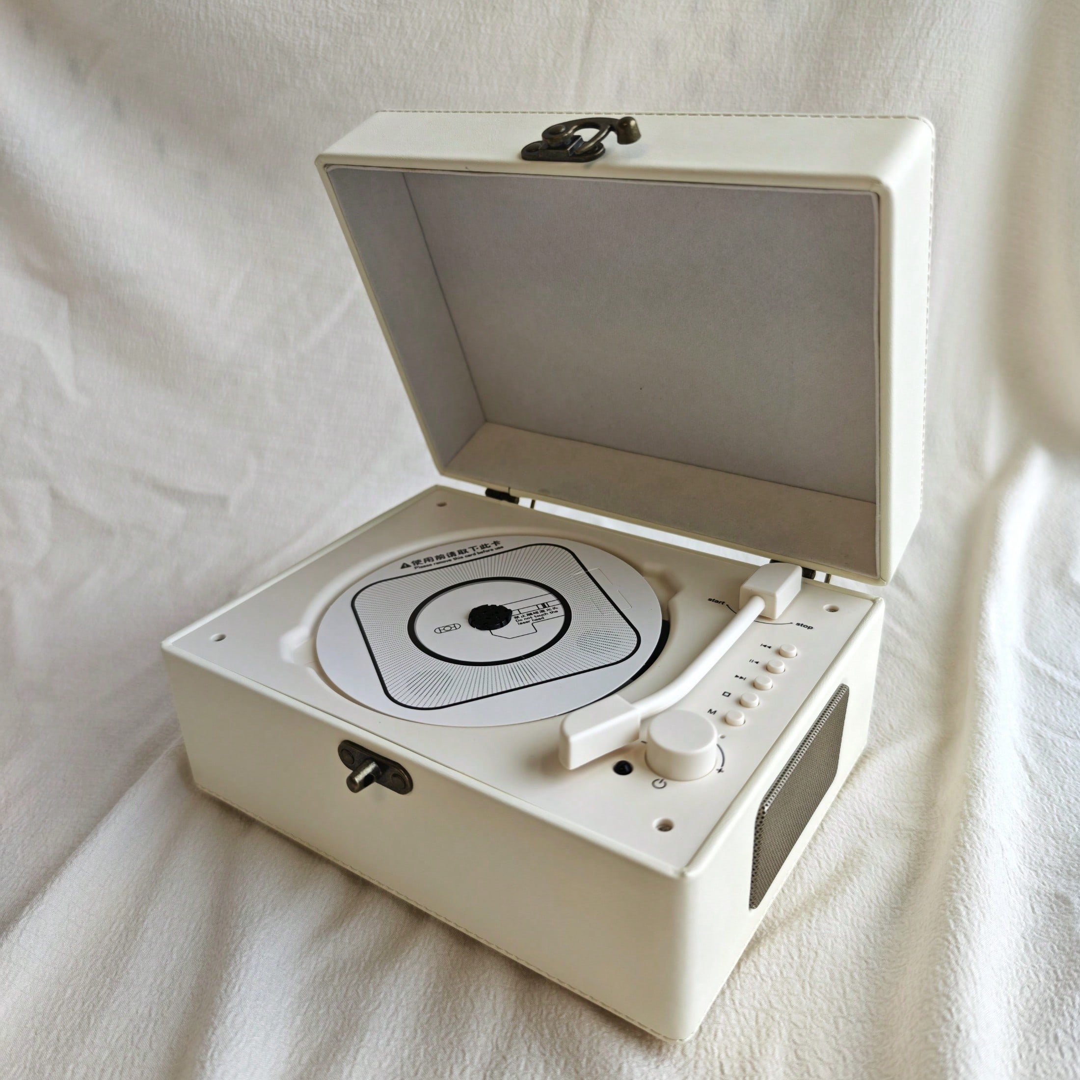 Rechargeable Leather CD Player - Home Decor Range reseña y precio