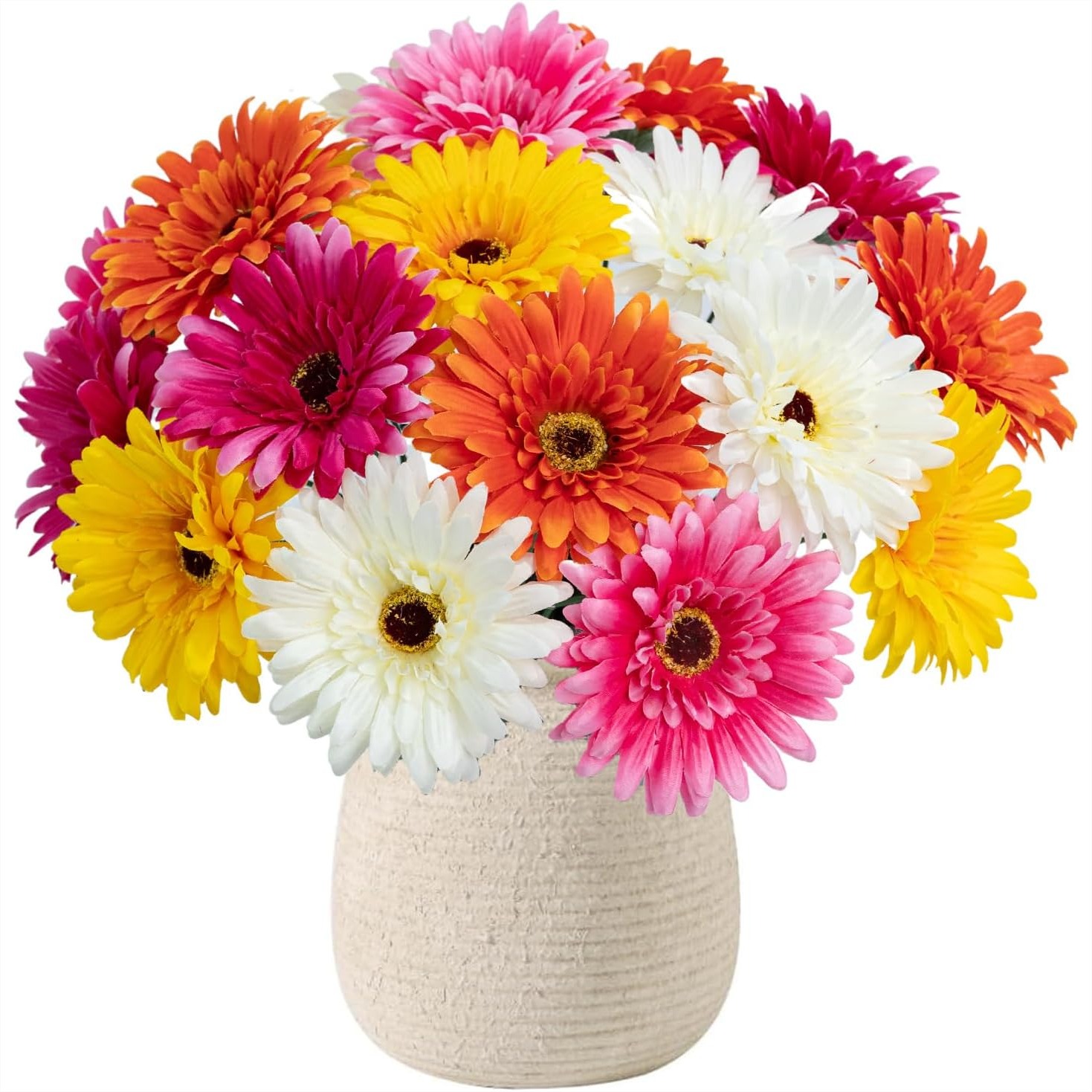 20 Pcs Artificial Gerbera Dais - Home Decor Daisy reseña y precio