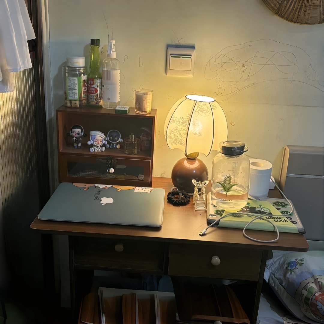 Vintage floral table lamp, med - Home Decor Living reseña y precio