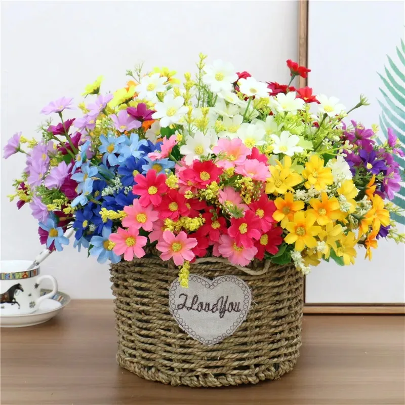 22*33CM Artificial One Bouquet - Home Decor Daisy reseña y precio