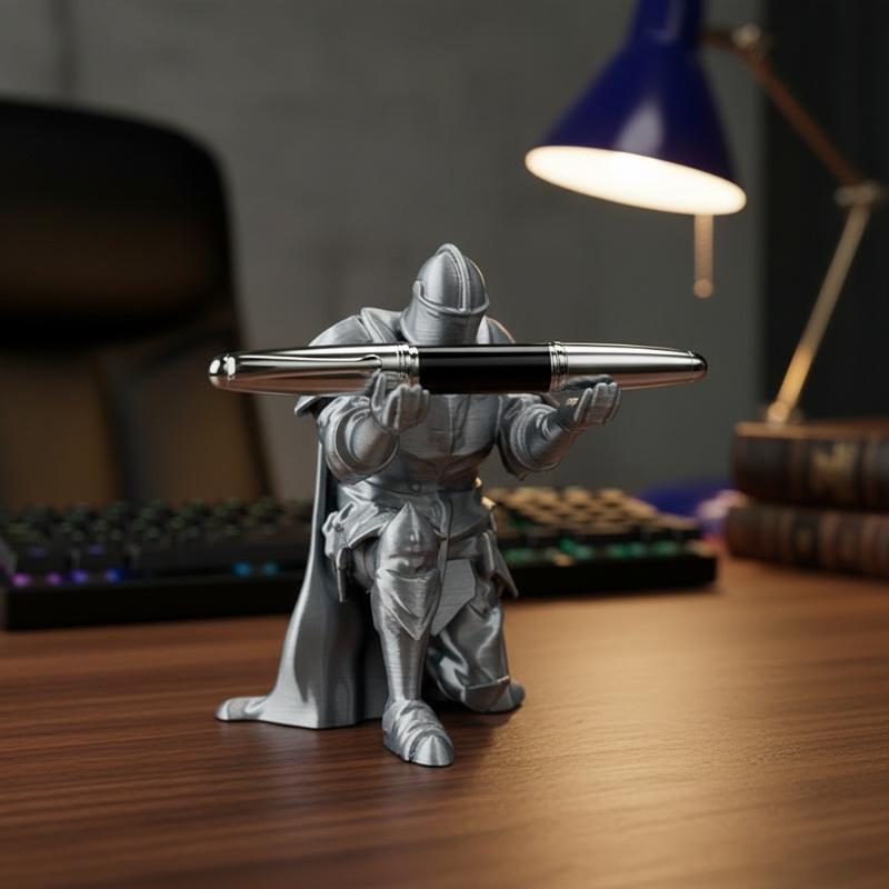 Knight Pen Holder Resin Mediev - Home Decor Medieval reseña y precio