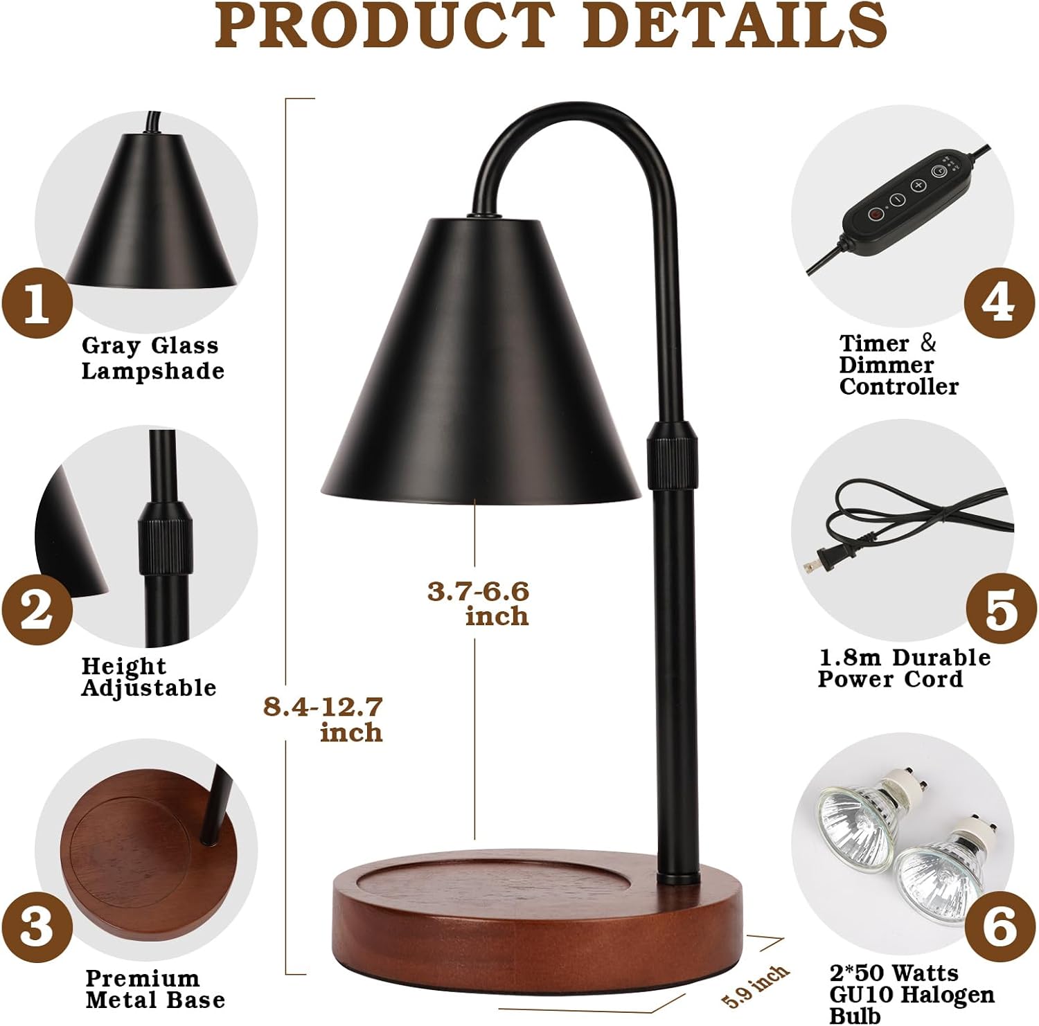 Candle Warmer Lamp with Timer  - Home Decor Free Images reseña y precio