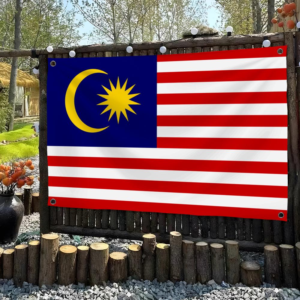 Malaysia Flags Custom Wall Han - Home Decor Malaysia reseña y precio