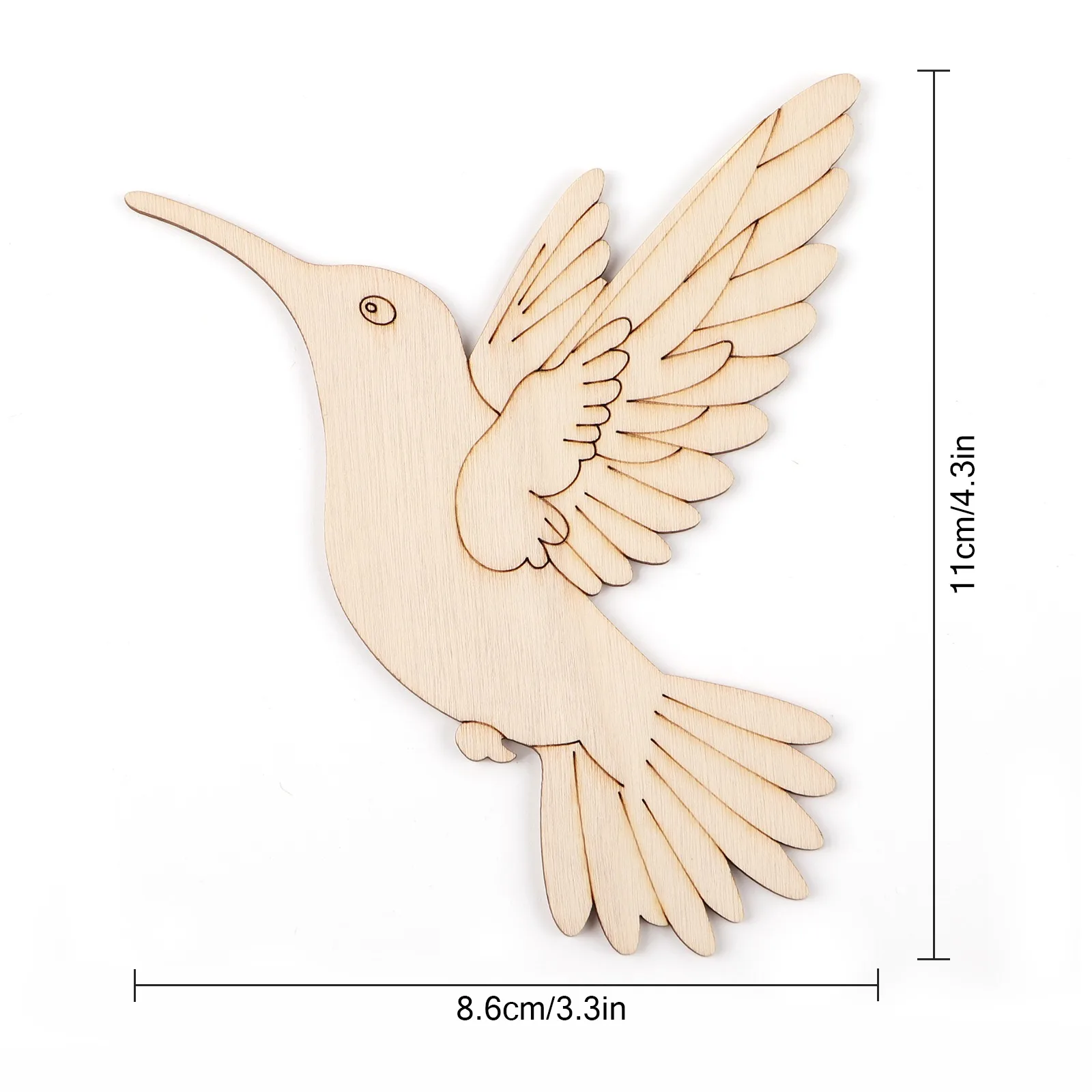 10pcs Unfinished Wood Animal B - Home Decor You reseña y precio