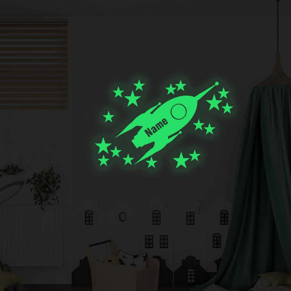 1pc Cartoon Rockets and stars  - Home Decor Living reseña y precio