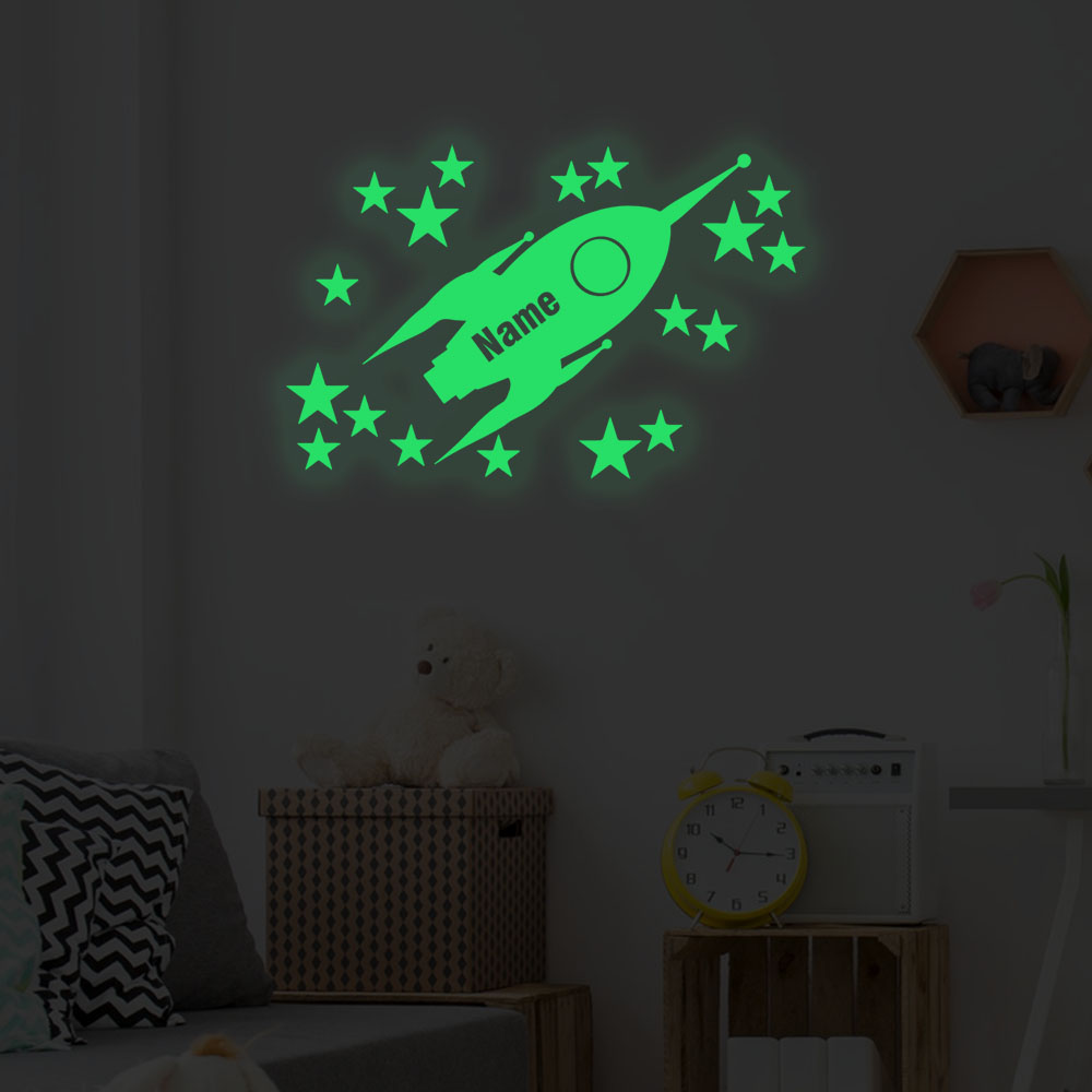 1pc Cartoon Rockets and stars  - Home Decor Living reseña y precio