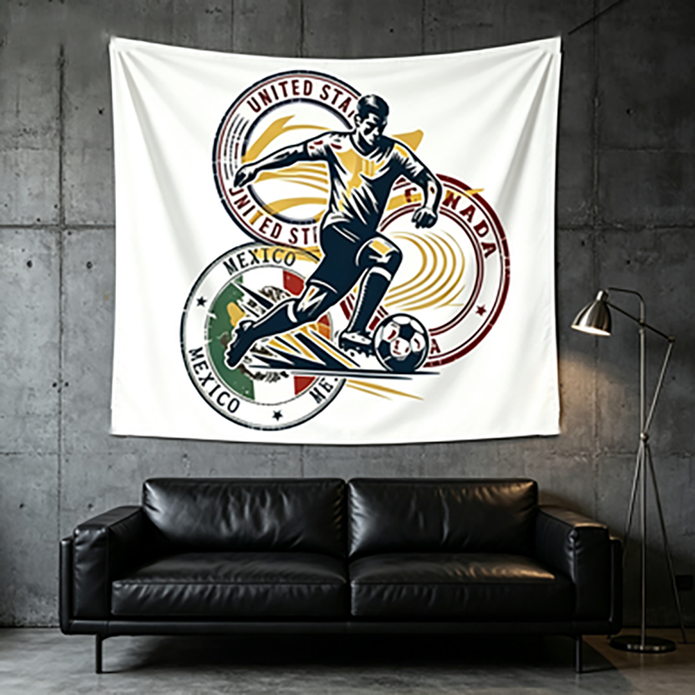 Soccer Themed Stamp Print Tape - Home Decor Canada reseña y precio