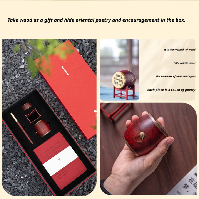 Wood Copper Bluetooth Speaker  - Home Decor Range reseña y precio
