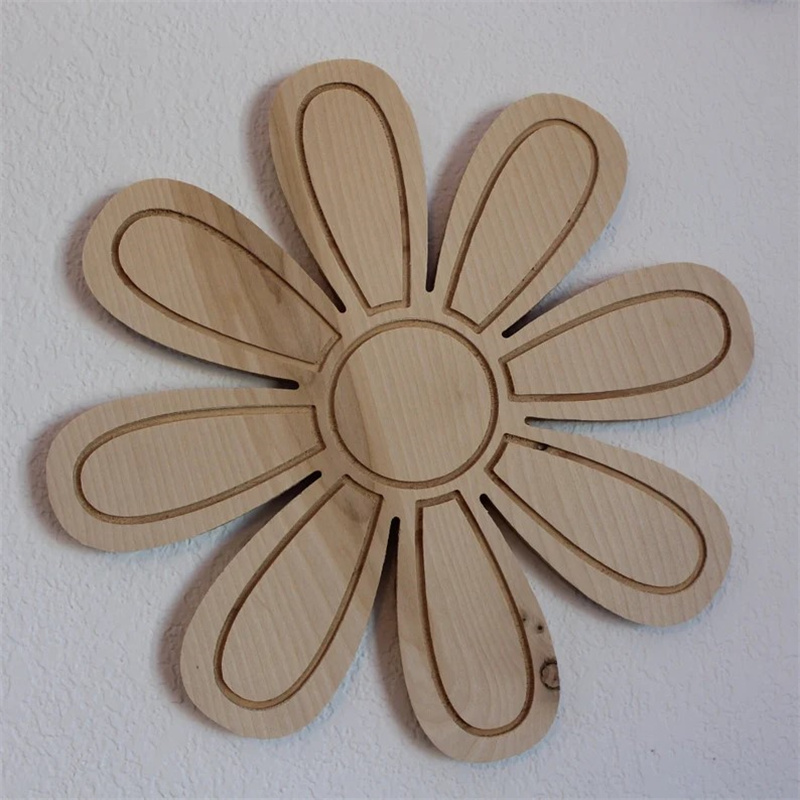 Ins Wooden Daisy Wall Flowers  - Home Decor Daisy reseña y precio