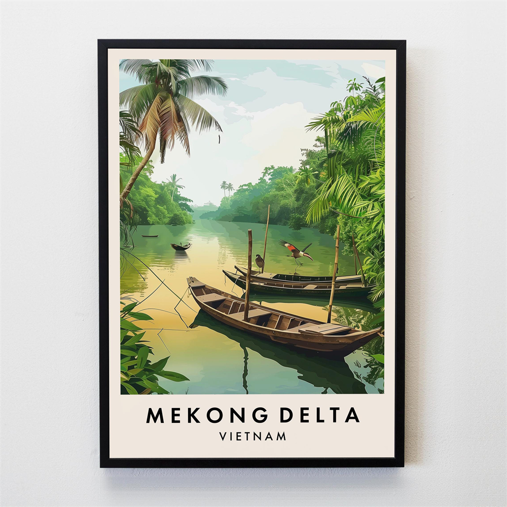 Vietnam Travel Print Wall Art  - Home Decor Vietnam reseña y precio
