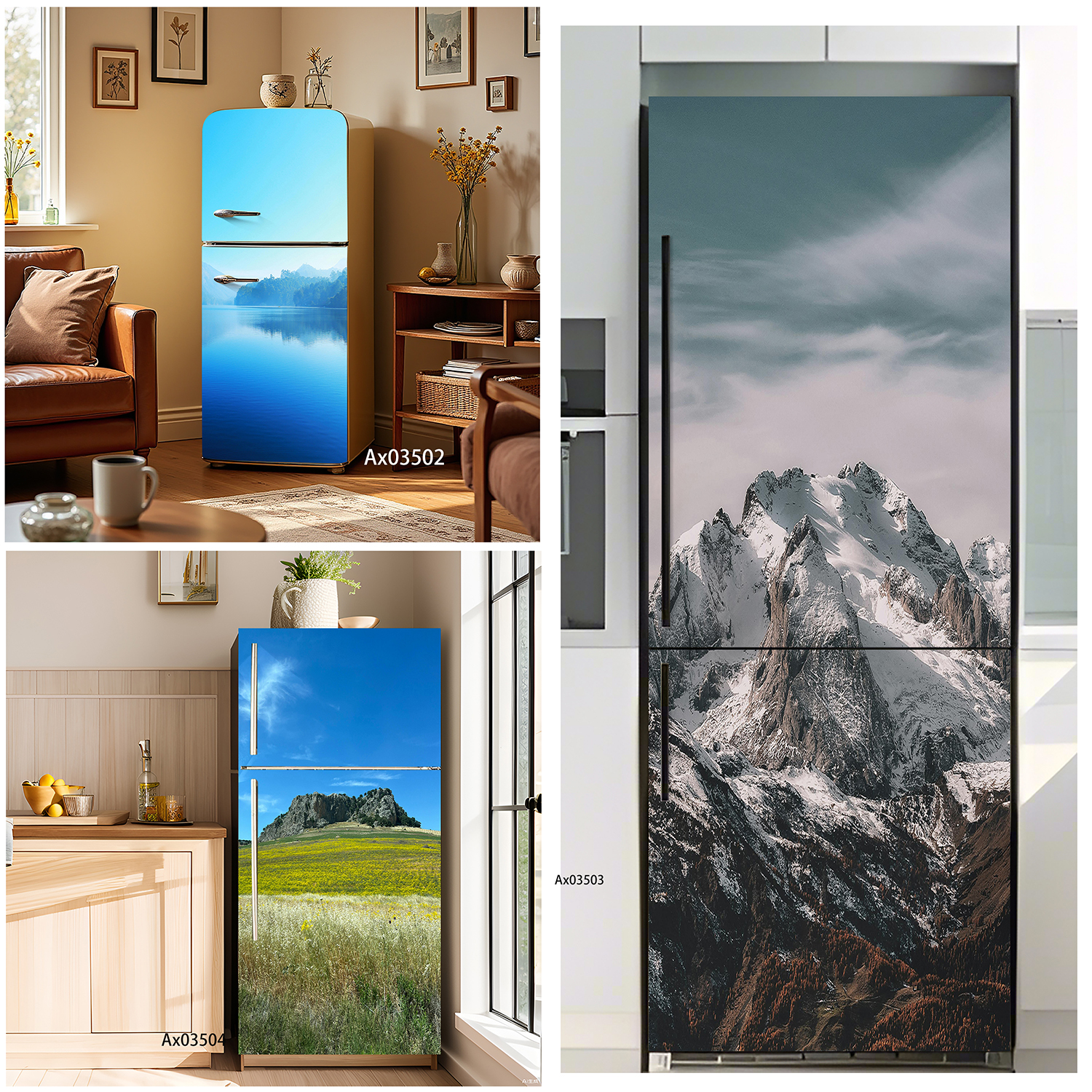 Majestic Snow-capped Alpine Mo - Home Decor Range reseña y precio