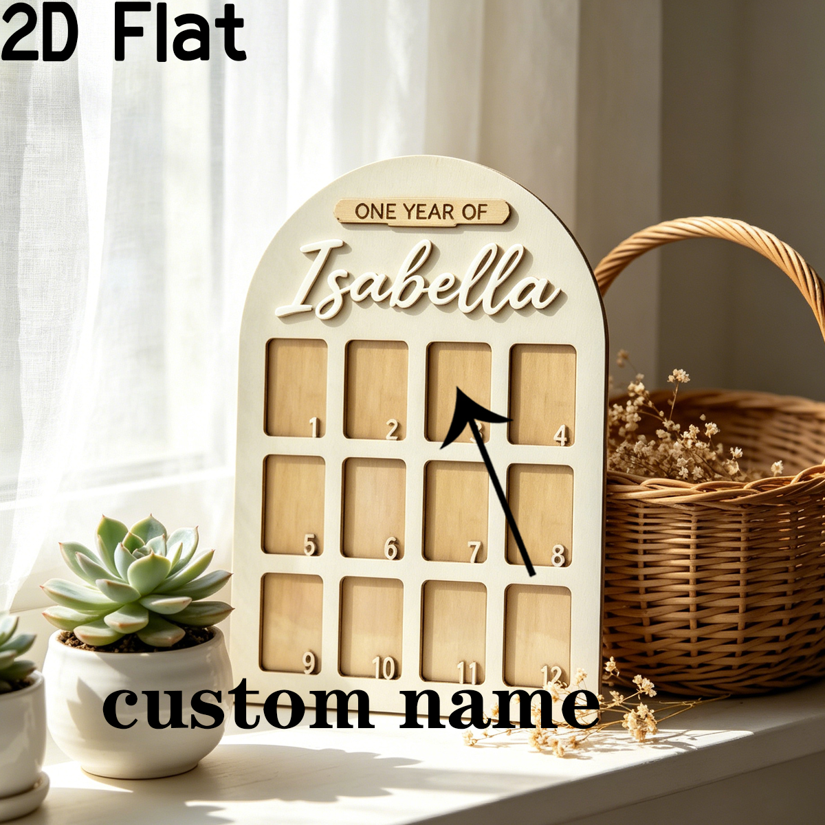 1Pc Custom Photo Record Board  - Home Decor Diy reseña y precio