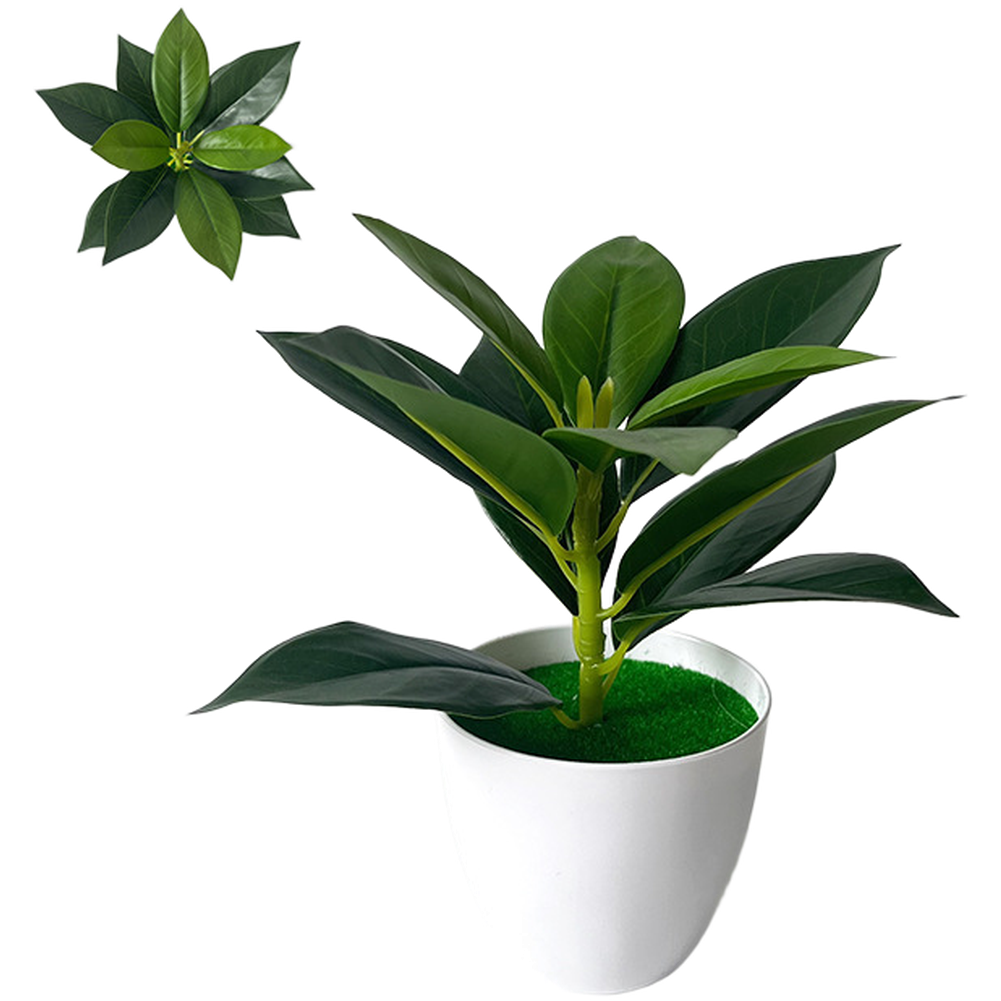 Artificial Green Potted Plant  - Home Decor Locations reseña y precio