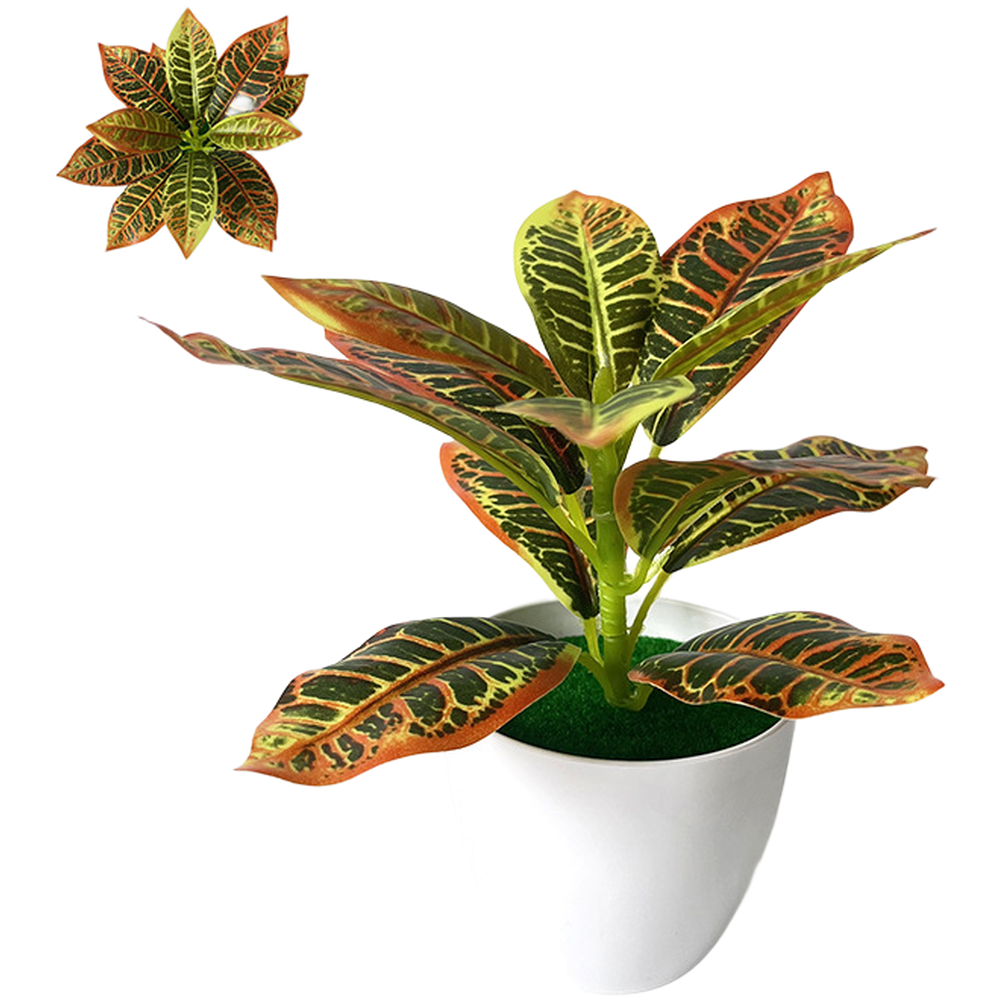 Artificial Green Potted Plant  - Home Decor Locations reseña y precio