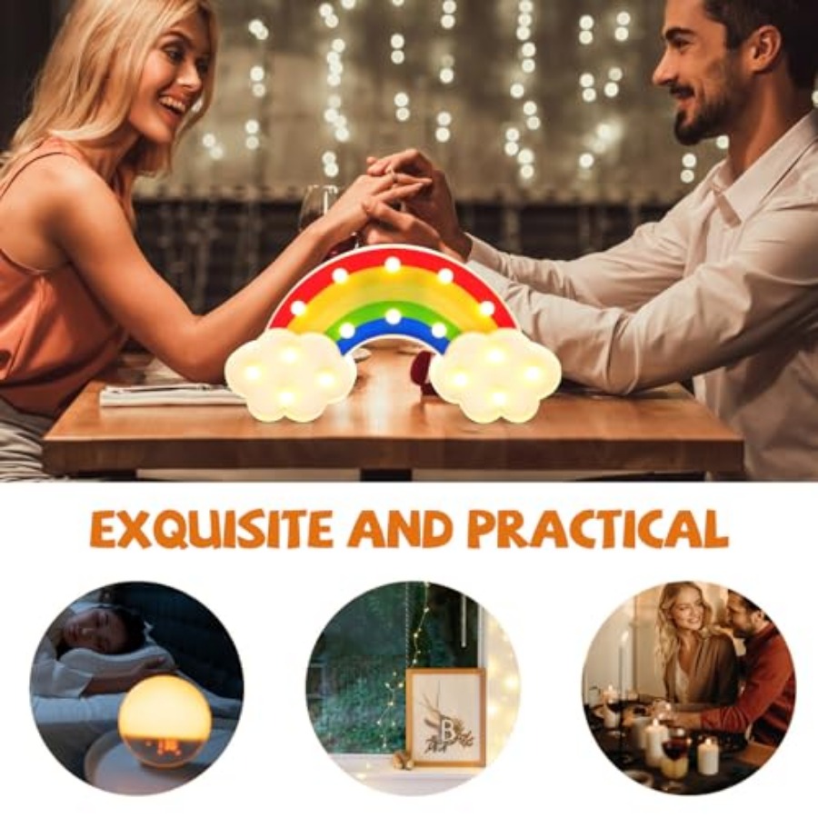 LED Rainbow Desk Light Bedside - Home Decor Lighting reseña y precio