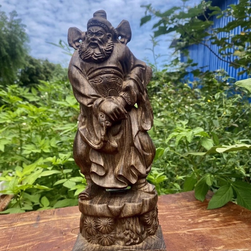 Hand Carved Vietnam Wood Zhong - Home Decor Vietnam reseña y precio