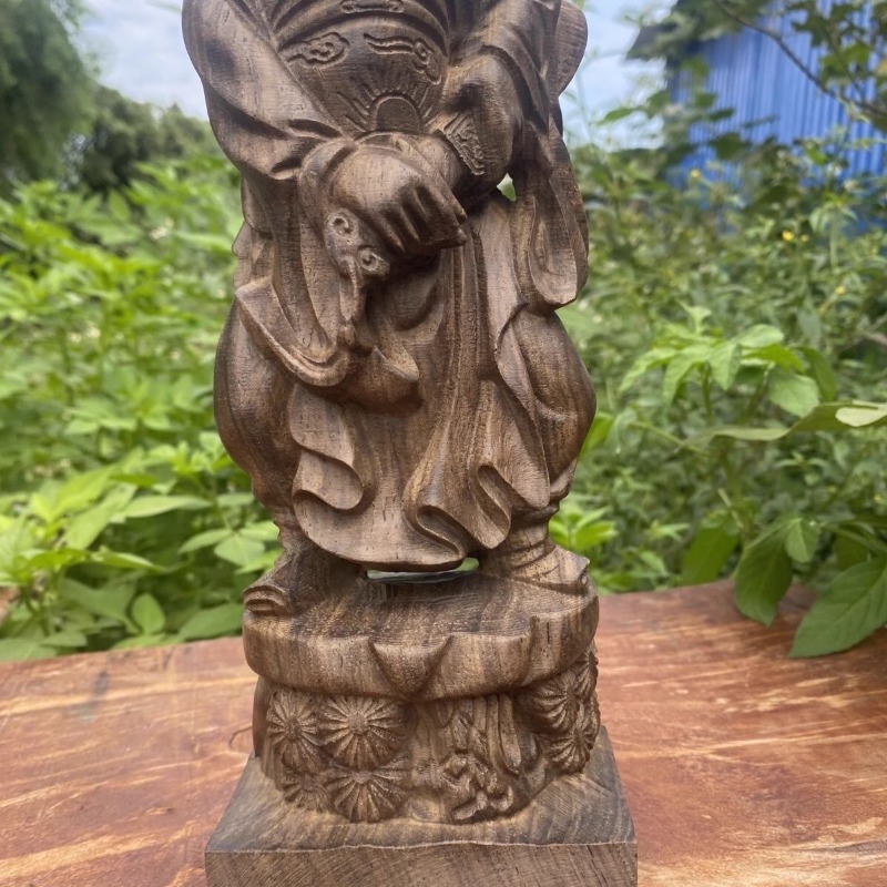 Hand Carved Vietnam Wood Zhong - Home Decor Vietnam reseña y precio