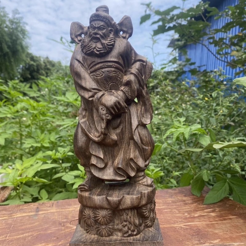 Hand Carved Vietnam Wood Zhong - Home Decor Vietnam reseña y precio
