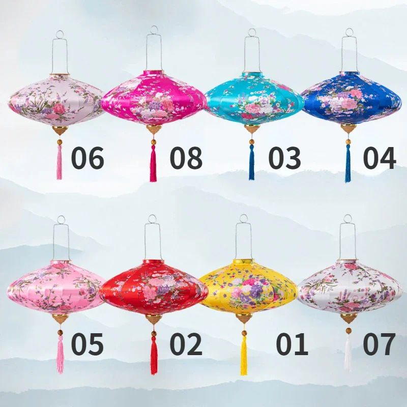 Vintage Silk Lanterns 12 inch  - Home Decor Vietnam reseña y precio