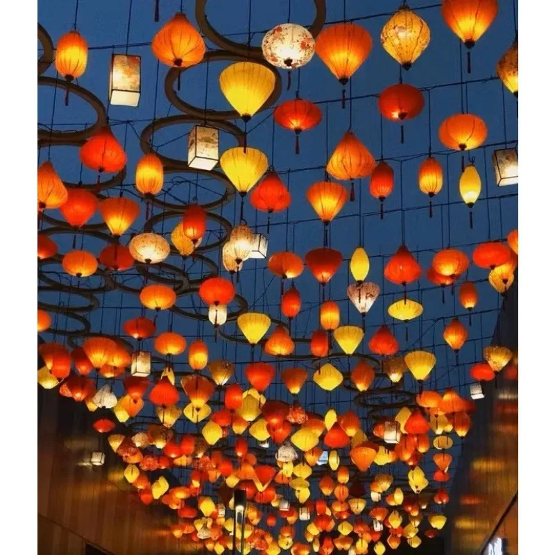 Vintage Silk Lanterns 12 inch  - Home Decor Vietnam reseña y precio