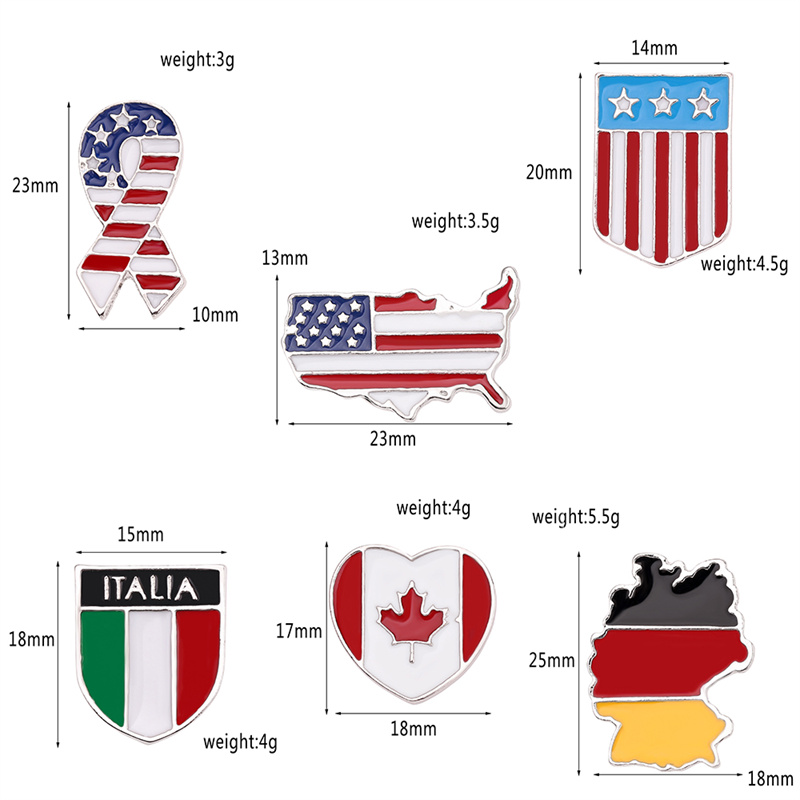 National Flag Pin Canada Itali - Home Decor Canada reseña y precio