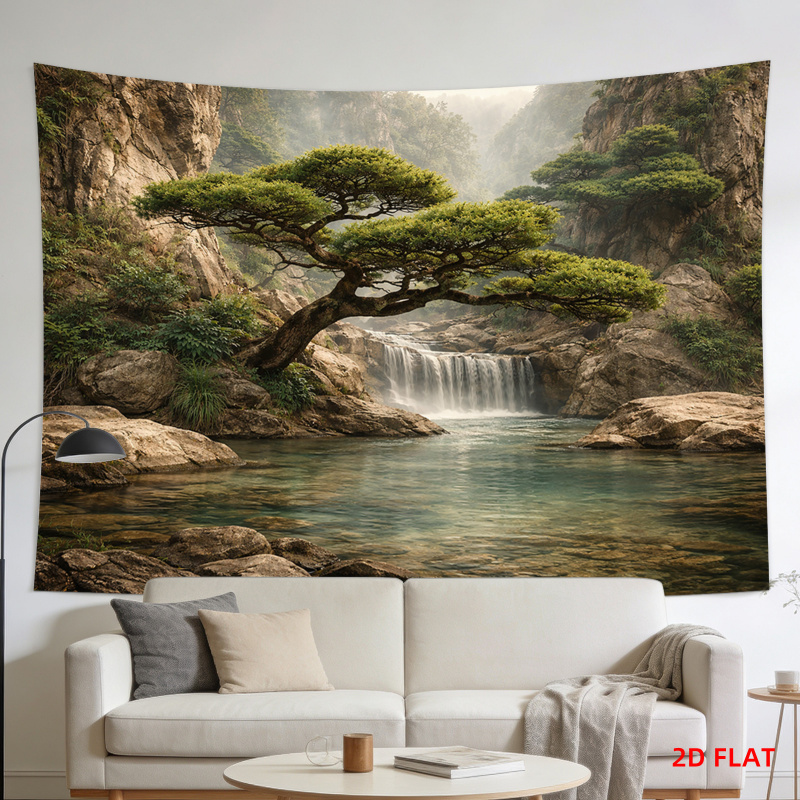 Lusheng Scenery Waterfall Moun - Home Decor Range reseña y precio