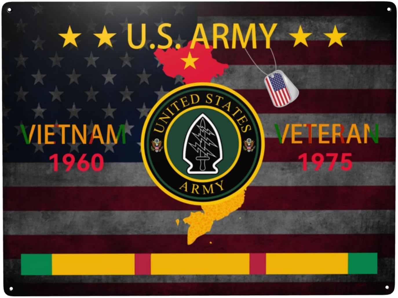 US Army Rangers Airborne Speci - Home Decor Vietnam reseña y precio