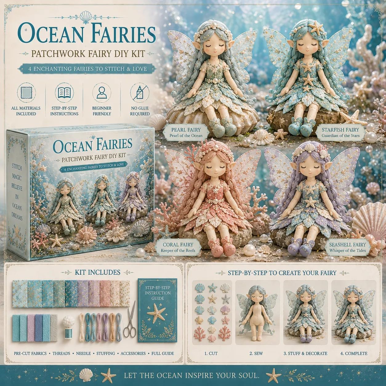 Fairy Patchwork DIY Collection - Home Decor You reseña y precio