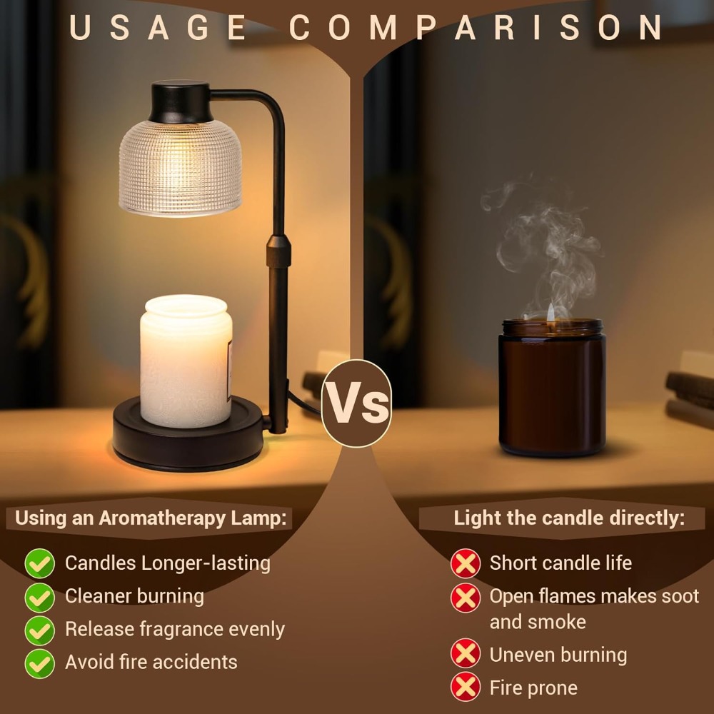 Candle Warmer Lamp with Timer  - Home Decor Free Images reseña y precio