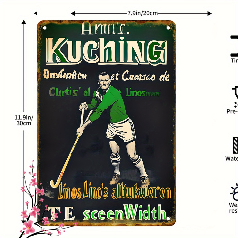 Vintage Metal Wall Art Sign -  - Home Decor Kuching reseña y precio
