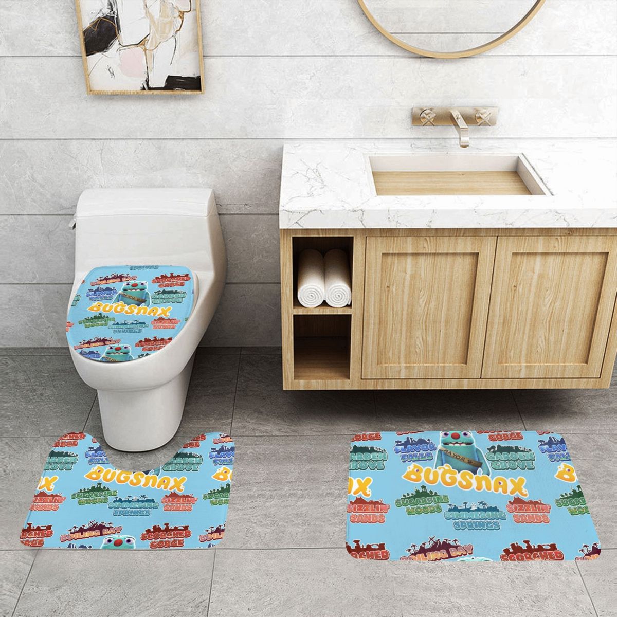 Bugsnax Locations Fan Art Pack - Home Decor Locations reseña y precio