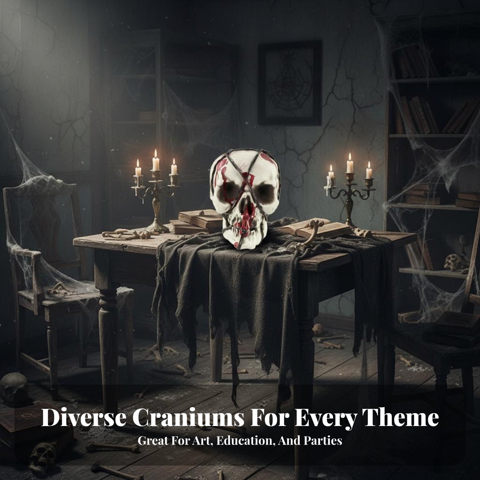 Realistic Skull Model Horror T - Home Decor You reseña y precio
