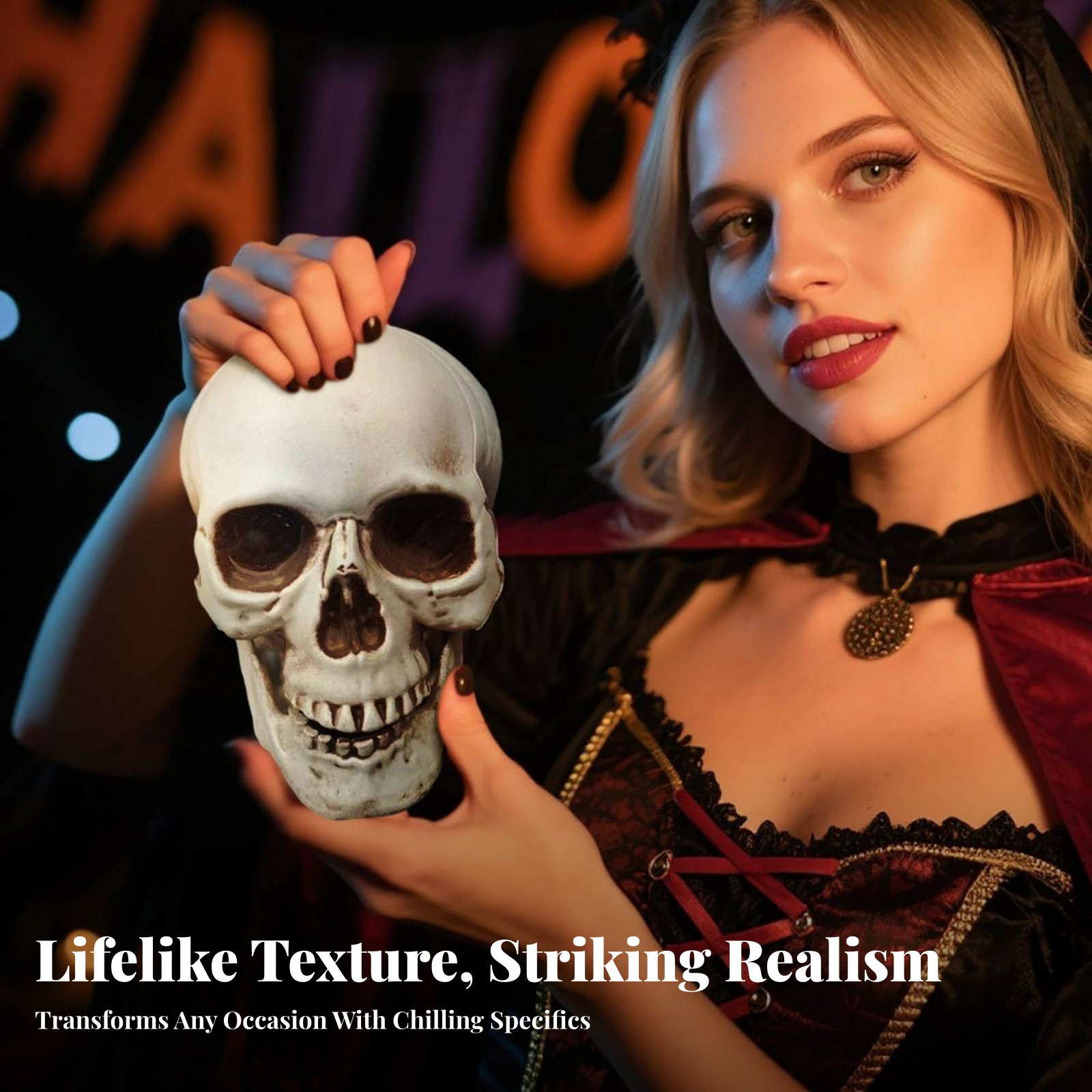 Realistic Skull Model Horror T - Home Decor You reseña y precio