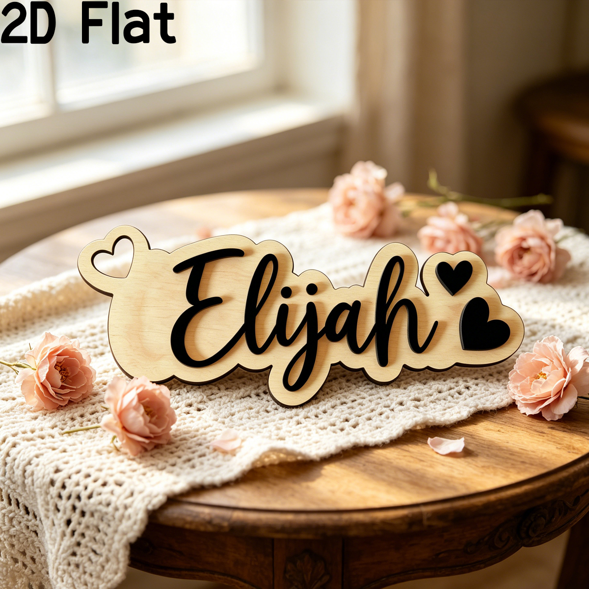1Pc Custom Love Decor Wooden A - Home Decor Diy reseña y precio