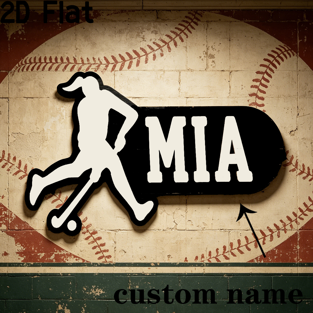 1Pc Custom Sports Hockey Woode - Home Decor Diy reseña y precio