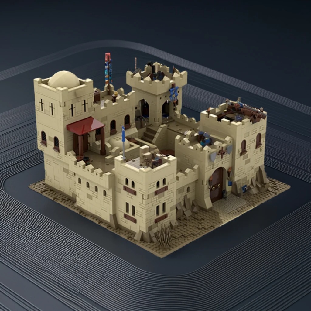 4092pcs MOC Black Falcon Deser - Home Decor Medieval reseña y precio