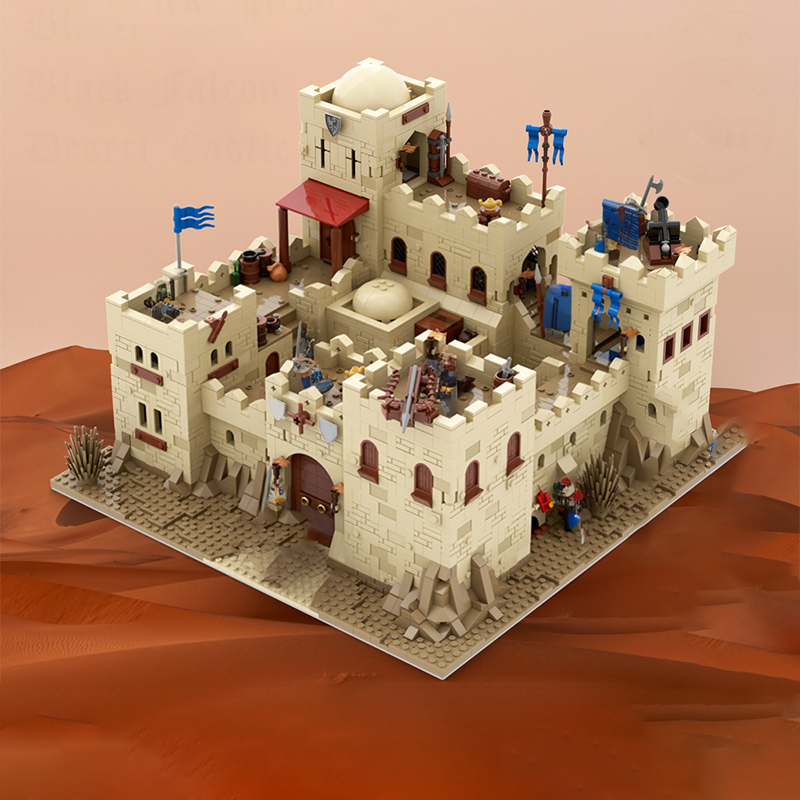 4092pcs MOC Black Falcon Deser - Home Decor Medieval reseña y precio