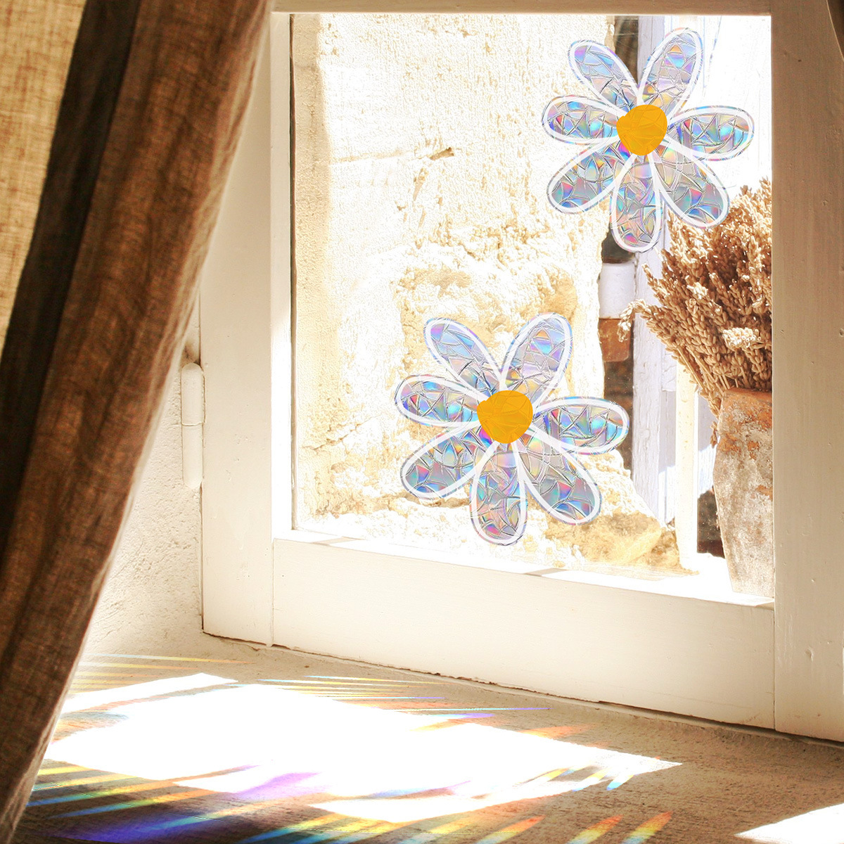Flowers Daisies Electrostatic  - Home Decor Daisy reseña y precio